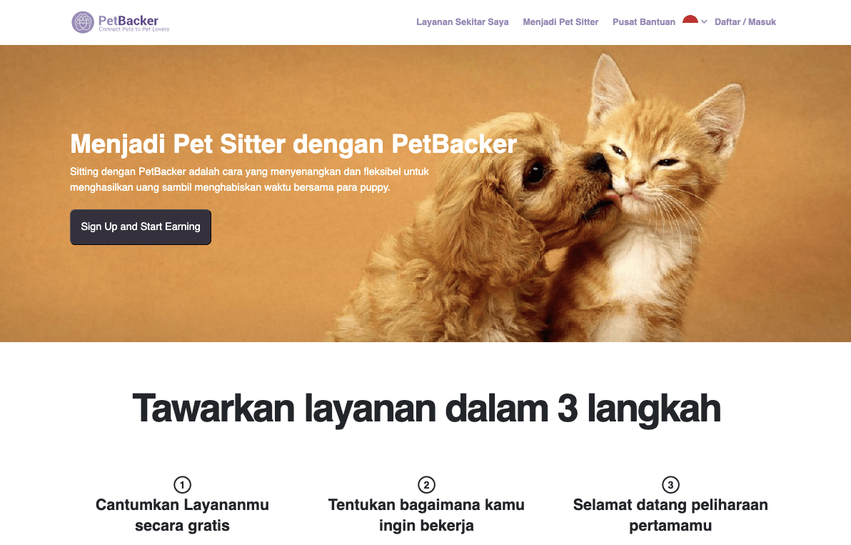 website petbacker indonesia