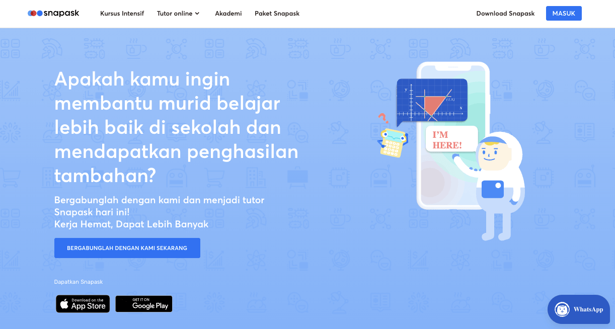 platform snapask untuk menjadi tutor online