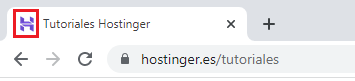 Ejemplo de icono en navegador