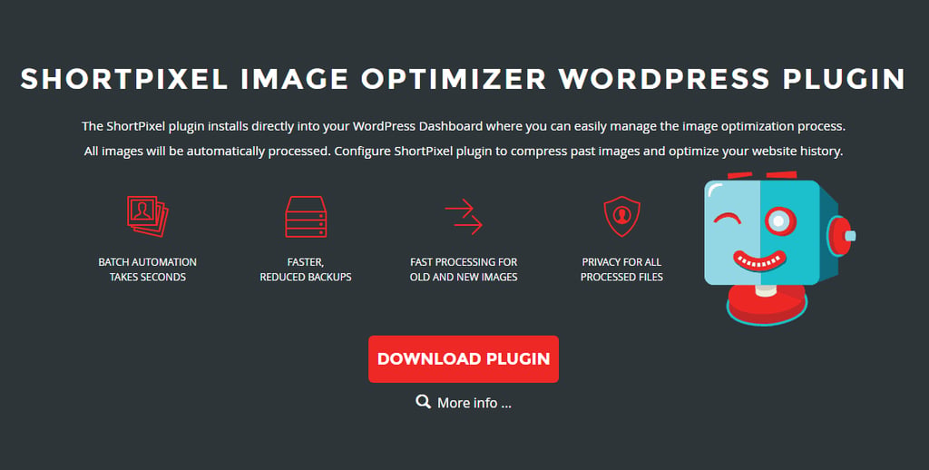 Plugin para optimizar imágenes ShortPixel