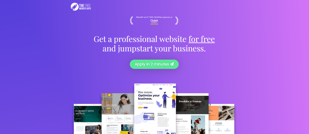 Sitio web de The Free Website Guys