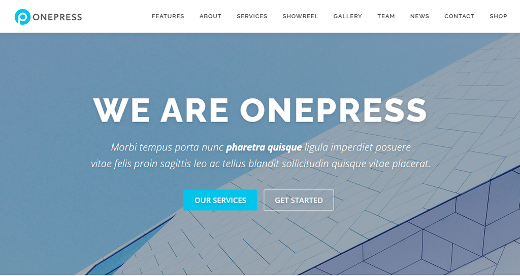 Tema de WP OnePress