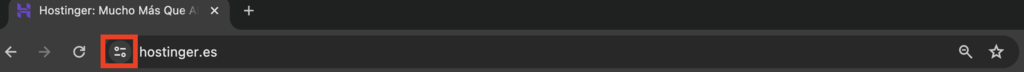 Barra de direcciones de Google Chrome