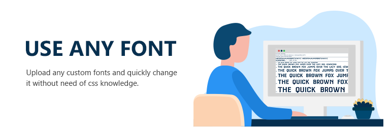 PLugin Use Any Font (UAF) de WordPress