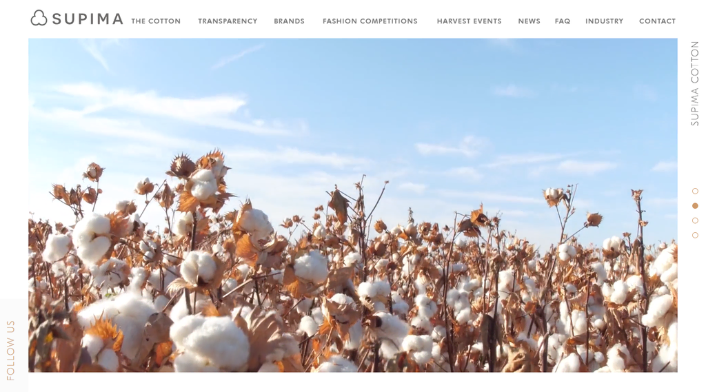 Sitio web Supima
