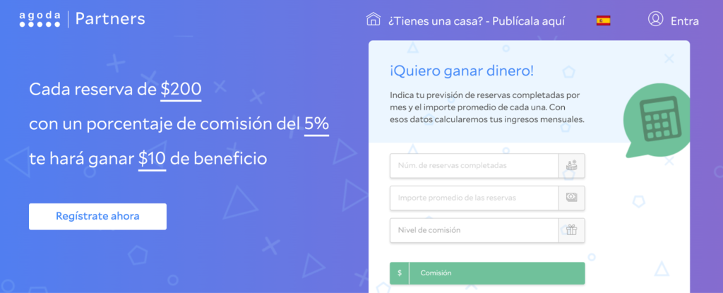Sitio web de Agoda