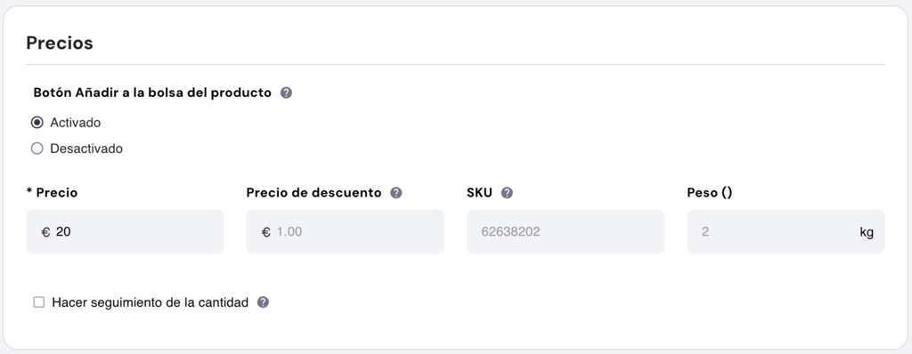 Secci&oacute;n de precios del Creador de tiendas de Hostinger