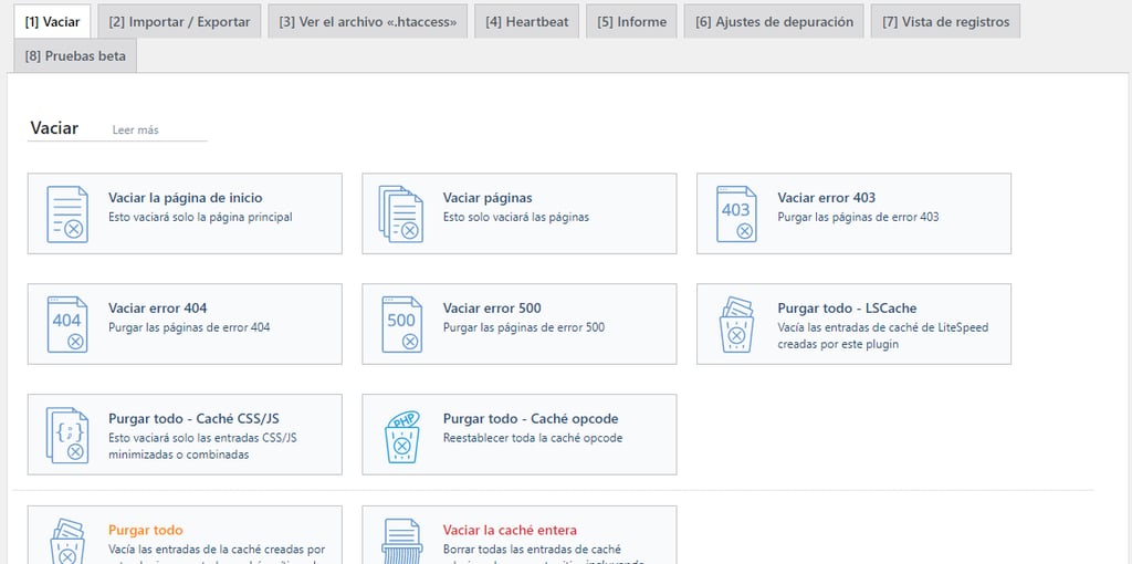 Sección Herramientas