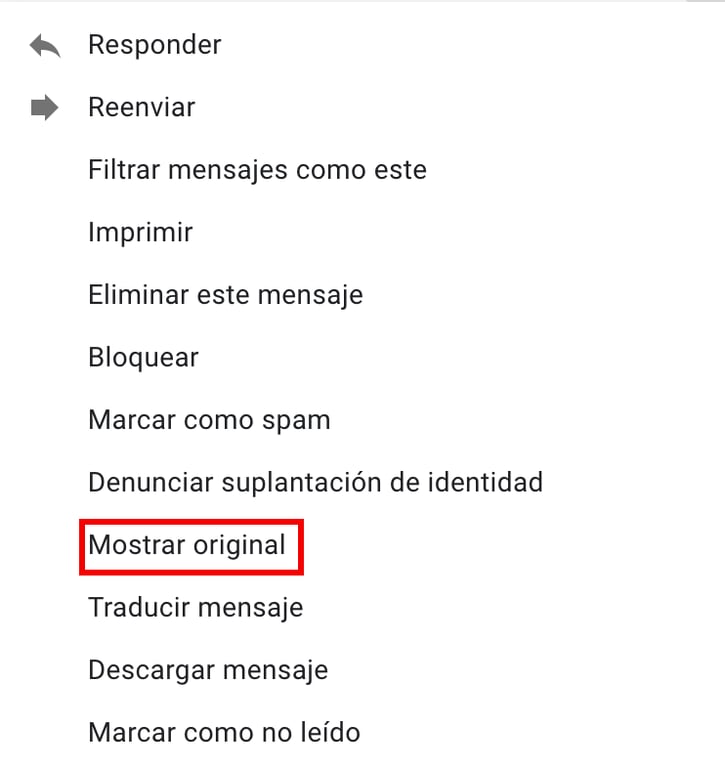 Botón Mostrar Original 