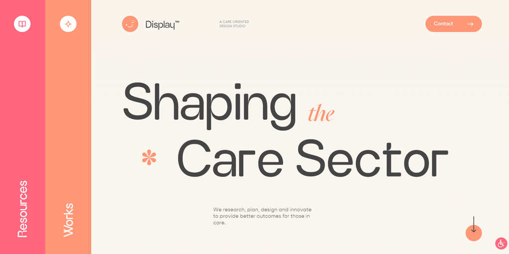 Sitio web de Display Care
