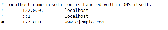 Bloquear un dominio editando el archivo hosts.