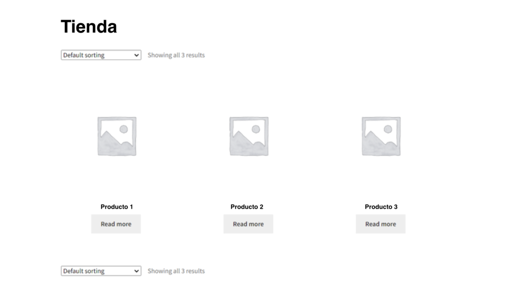 Filtro de número de productos mostrados en WP