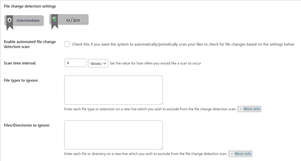 Ajustes de All-In-One Security (AIOS)