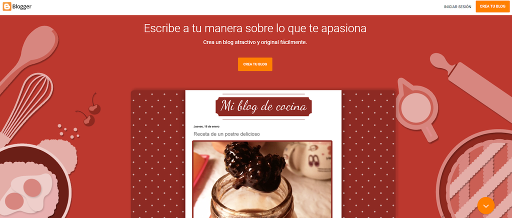 Interfaz de Blogger