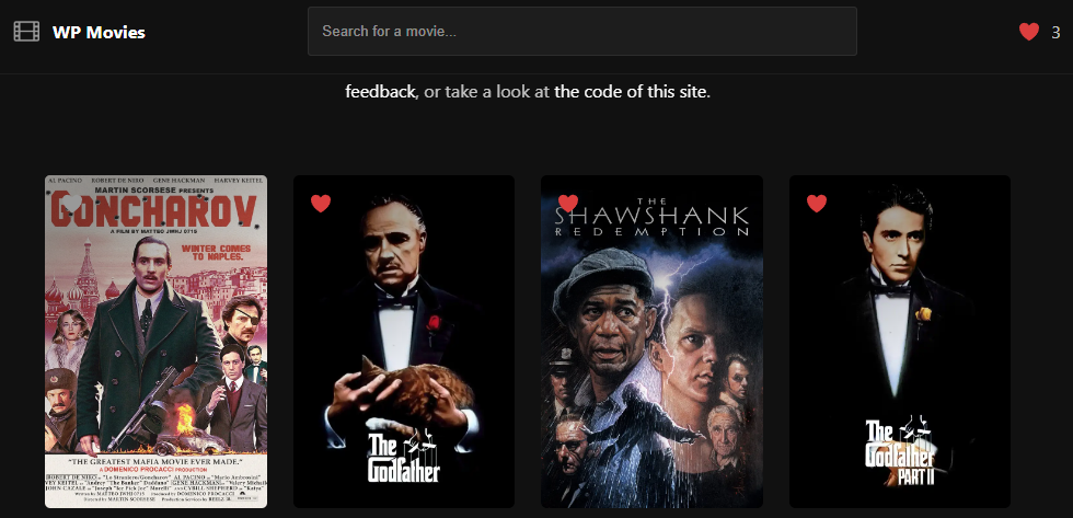 The demo site for the interactivity API