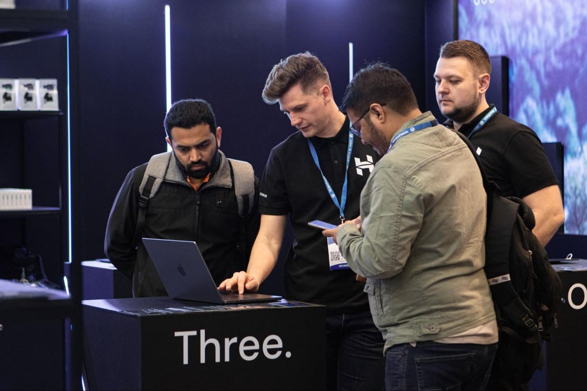 Booth interaction in WordCamp Asia