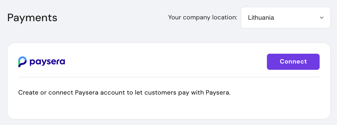 Paysera is now available on Hostinger Website Builder.