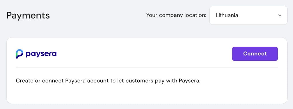 Paysera is now available on Hostinger Website Builder.