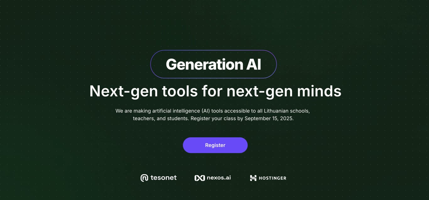 Bringing world-class AI tools to Lithuanian schools