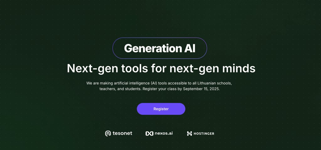 Bringing world-class AI tools to Lithuanian schools
