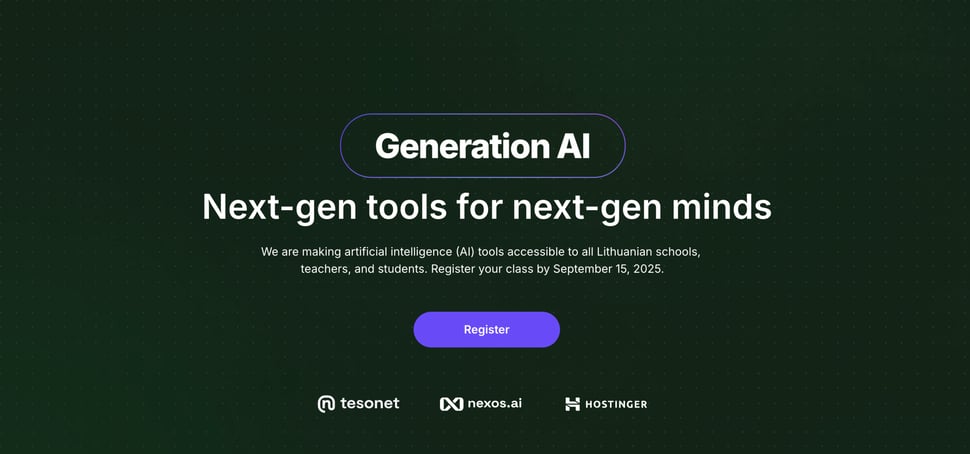 Bringing world-class AI tools to Lithuanian schools