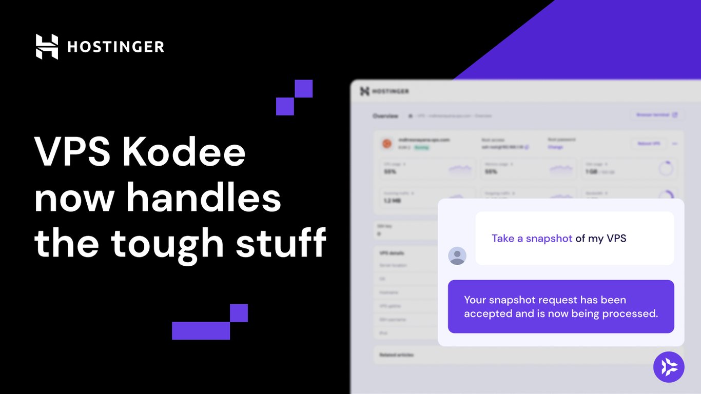 Manage your VPS by chatting with AI: Kodee now handles the tough stuff