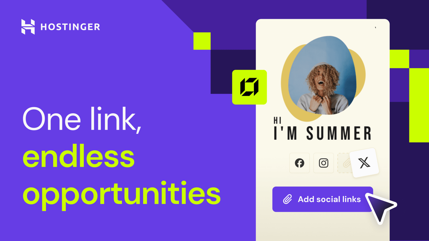 Turn followers into customers with a link-in-bio website