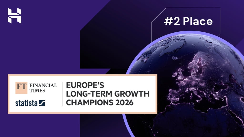 Hostinger ranks 2nd among Europe’s long-term growth champions, according to the Financial Times