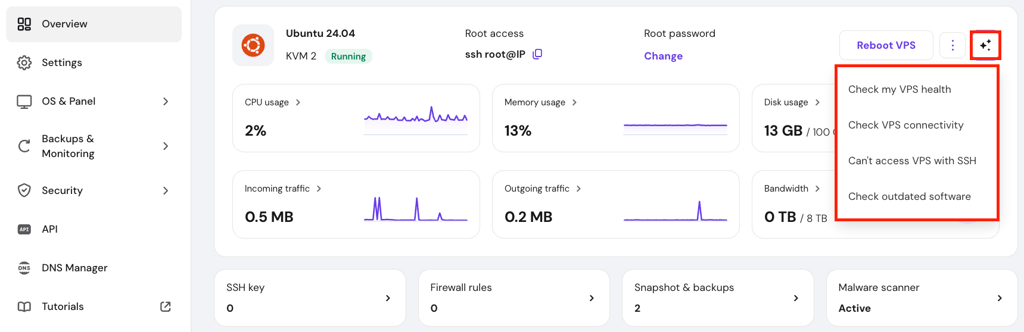 Kodee nudges in VPS hosting.