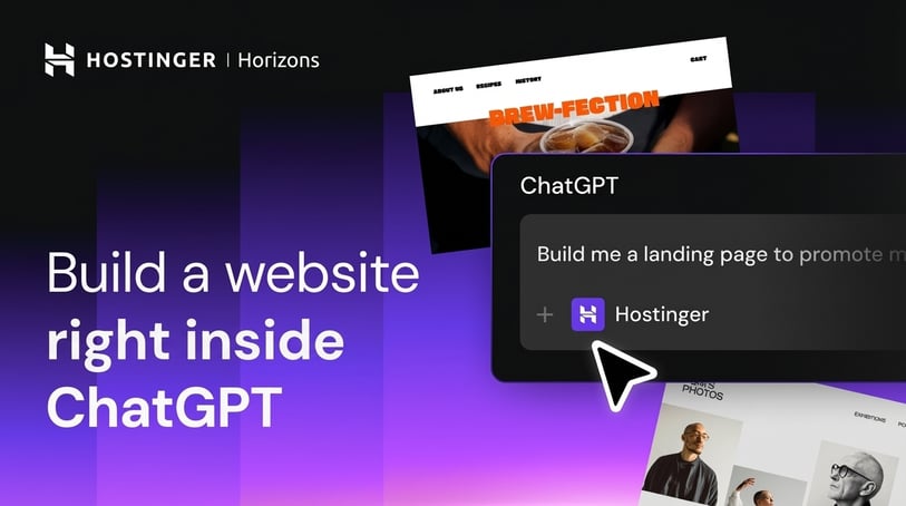 Turn brainstorms into real websites right inside ChatGPT