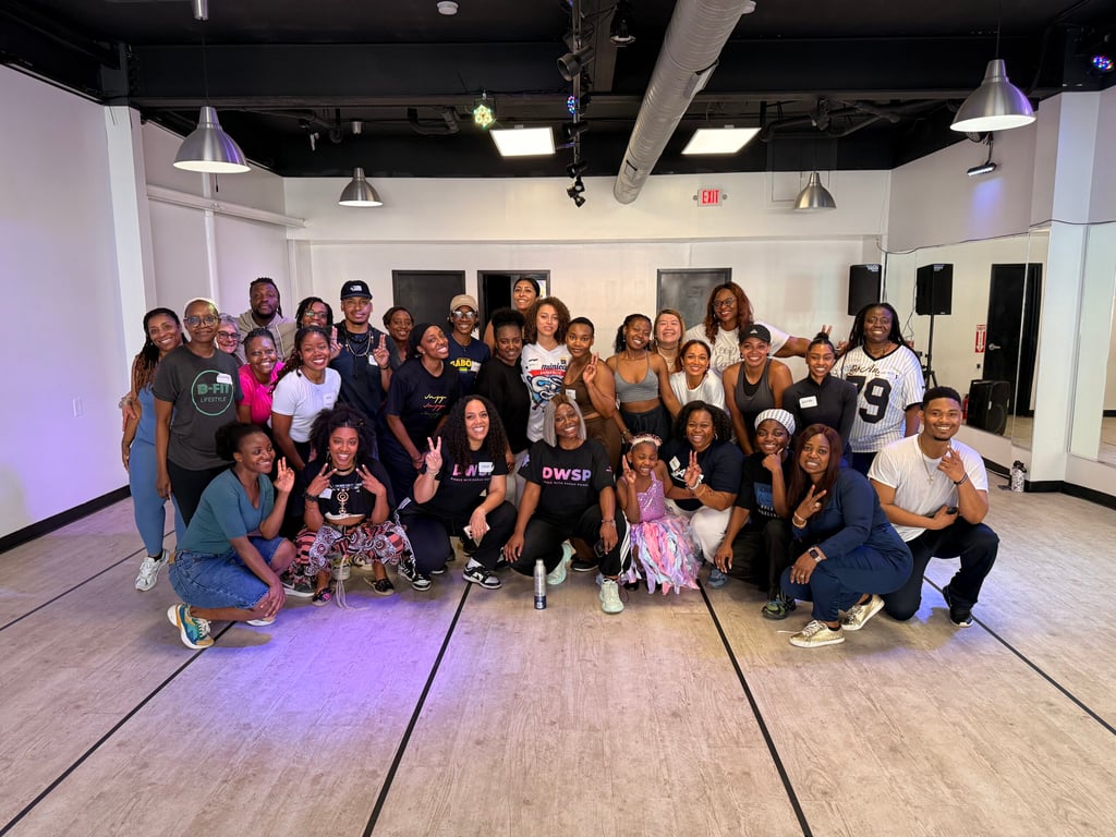 Dance With Sarah Powell's dance class students