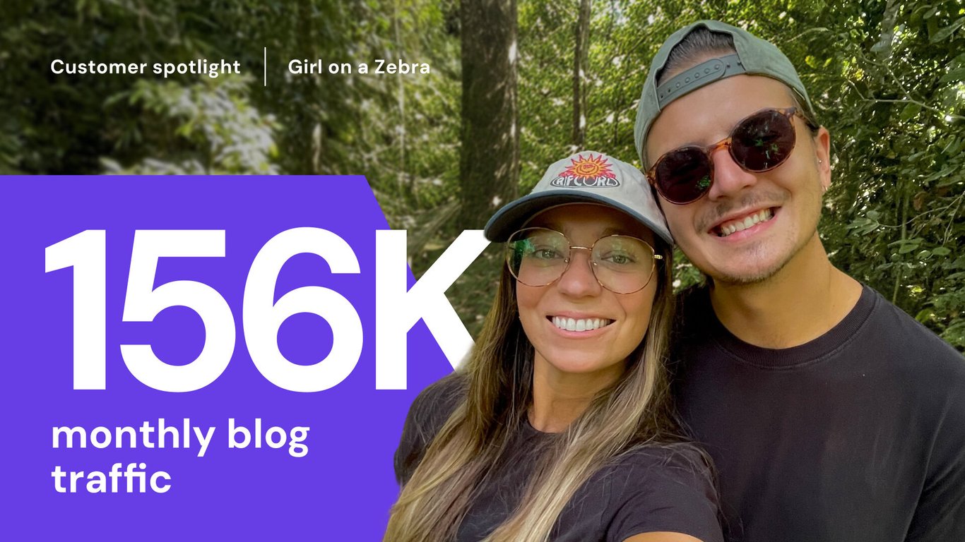 Girl on a Zebra: How Oliver and Carae built a travel blog with 156K monthly readers
