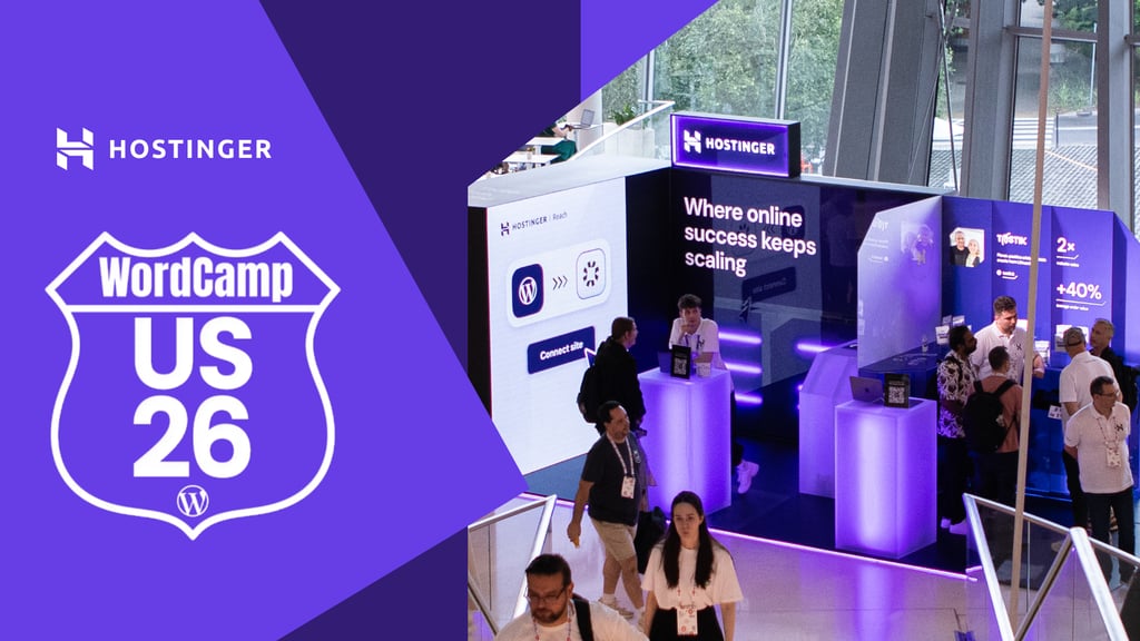 Hostinger joins WordCamp US 2026 in Phoenix, Arizona