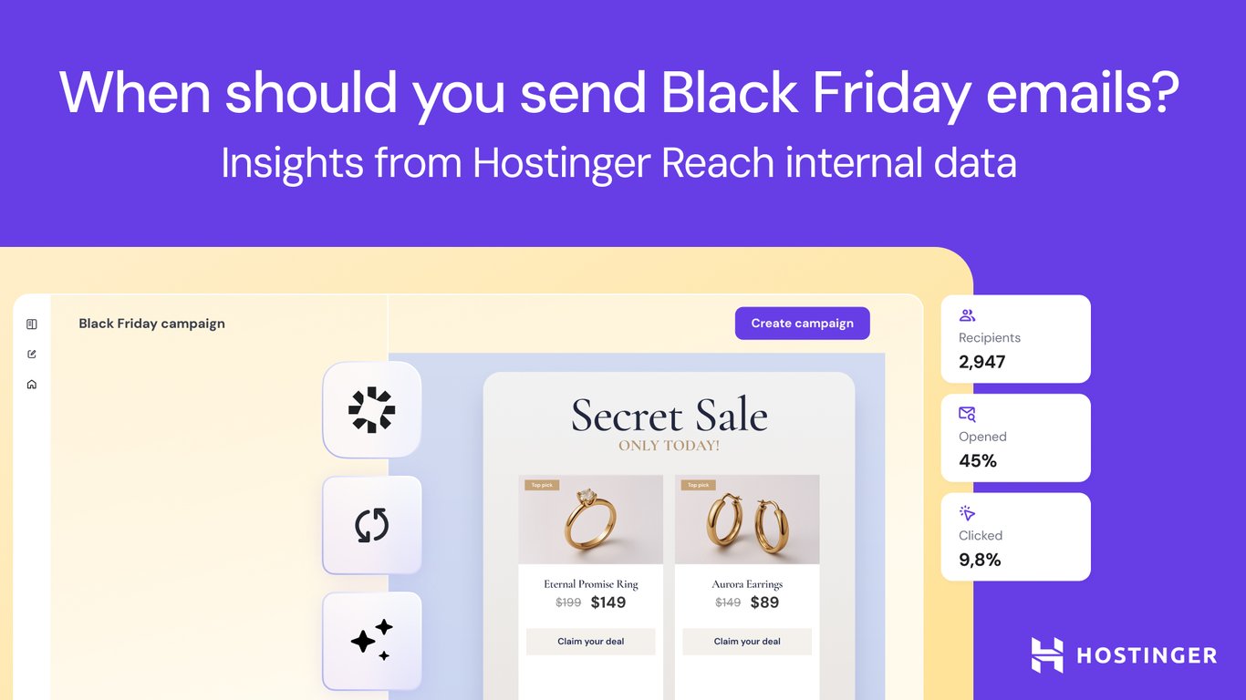 Best period to dispatch Black Friday emails in 2026