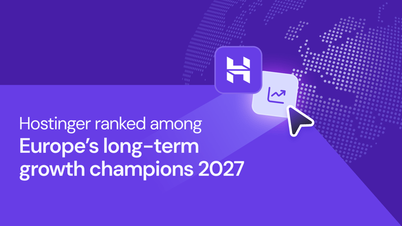 Financial Times ranks Hostinger among Europe’s Long-Term Growth Champions