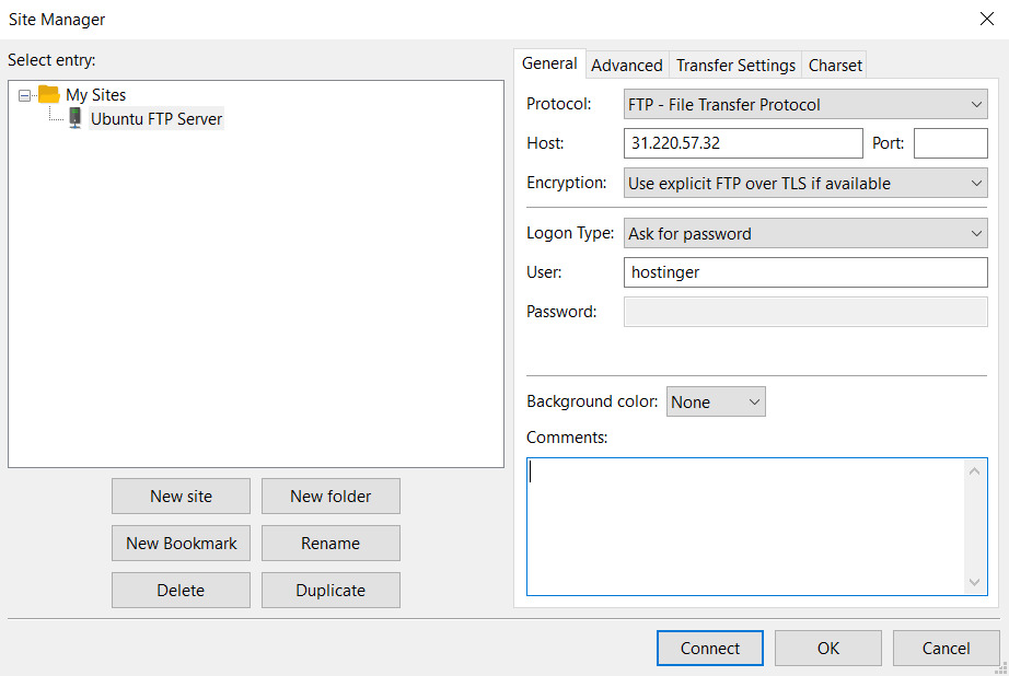 configuración-final-filezilla-para-servidor-ftp