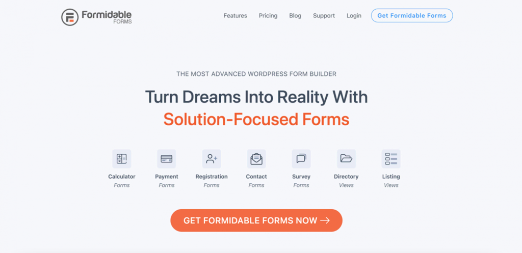 Plugin para WordPress Formidable Forms