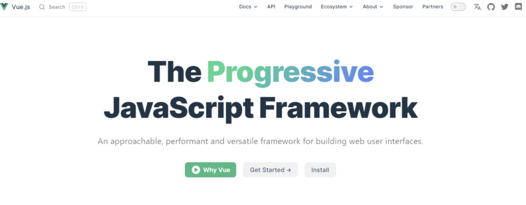Herramienta de desarrollo front-end Vue.js