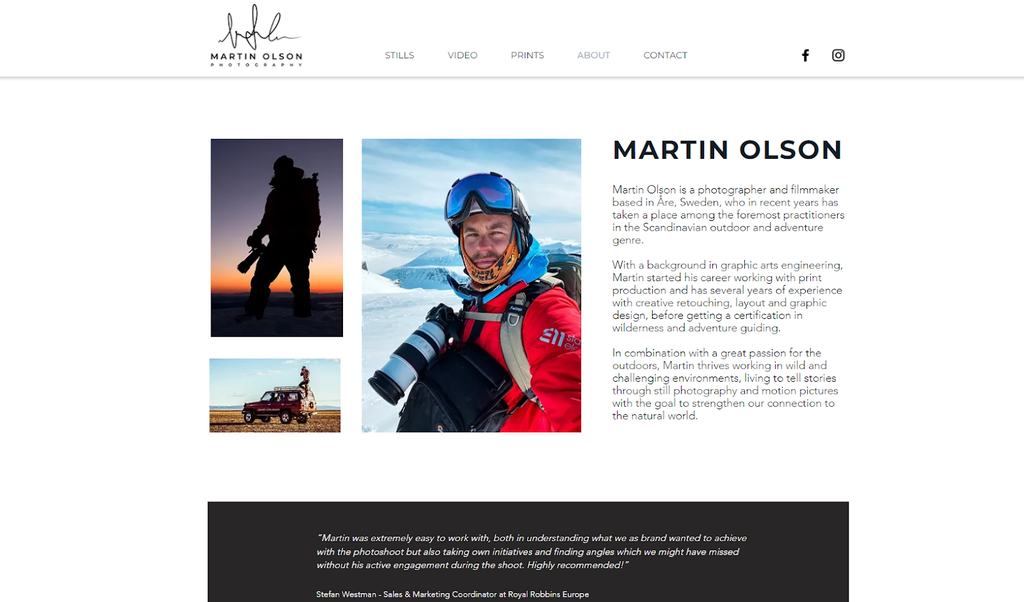 Imagen del portfolio de Martin Olson.