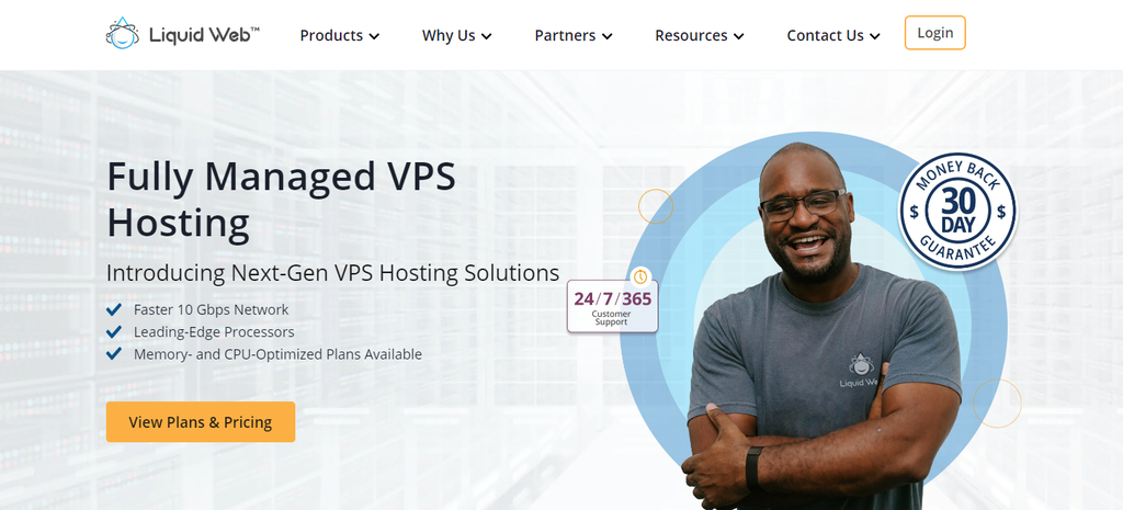 Sitio web de LiquidWeb
