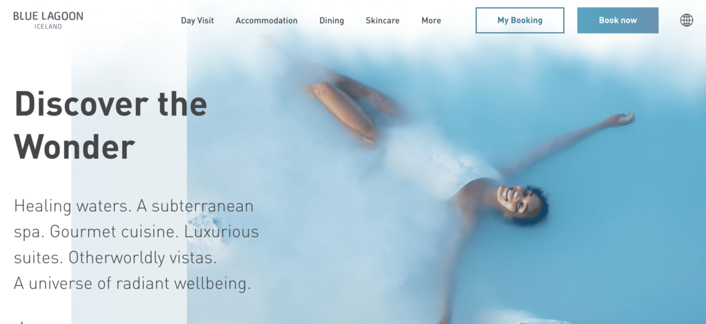 Web de Blue Lagoon