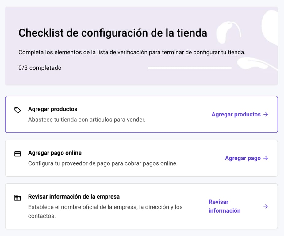 Opci&oacute;n de Agregar productos del Creador de p&aacute;ginas web de Hostinger