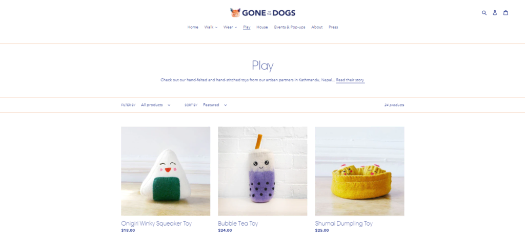 P&aacute;gina principal de Gone to the Dogs