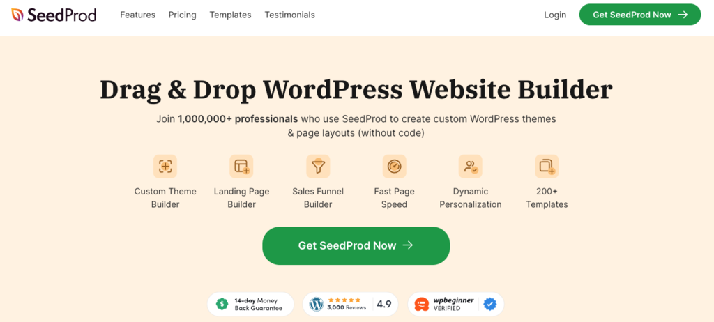 Plugin SeedProd de WooCommerce
