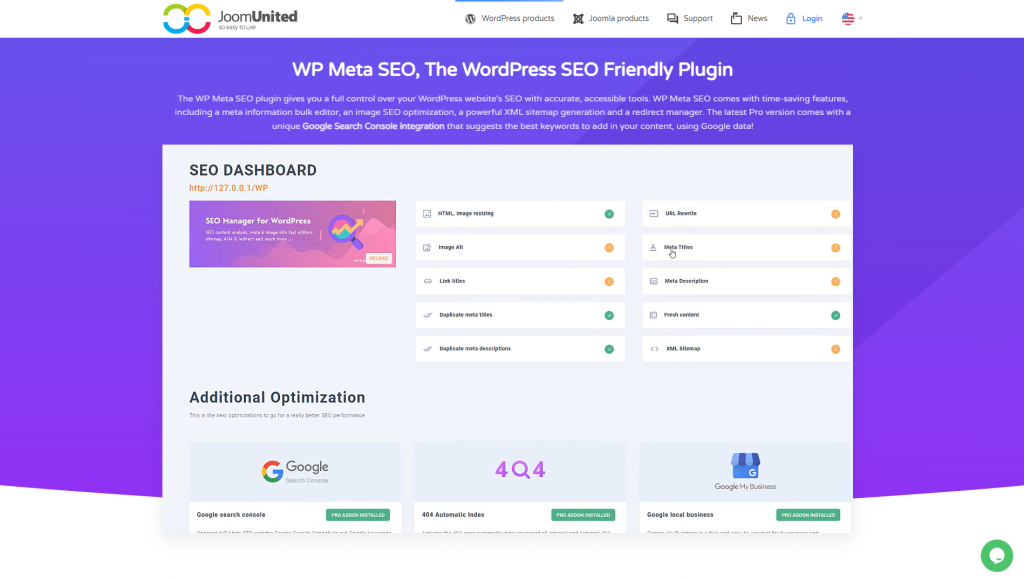 Sitio web de WP Meta SEO