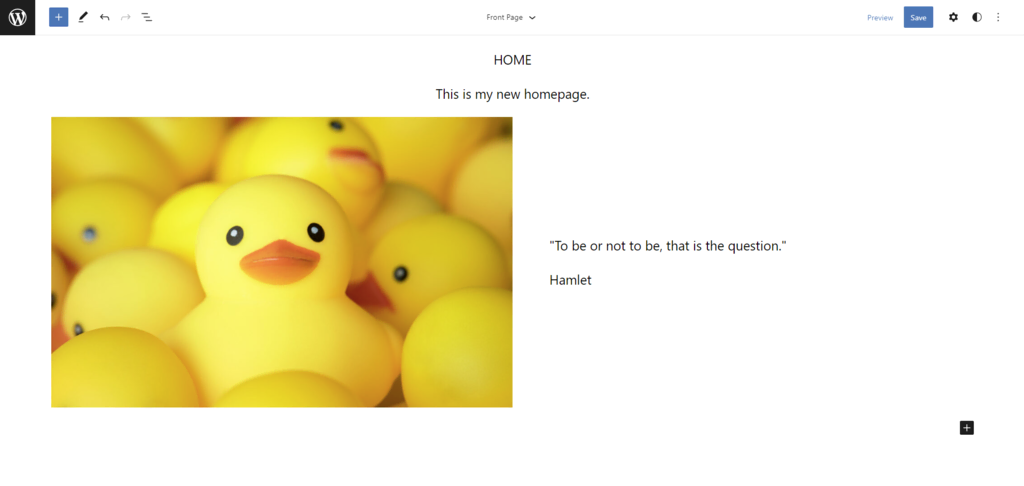 WordPressのブロックエディタを使用して新しいカスタムページテンプレートを作成