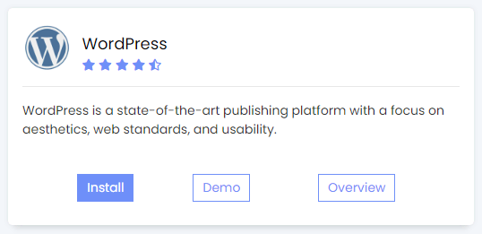Softaculous を使用して WordPress をインストール