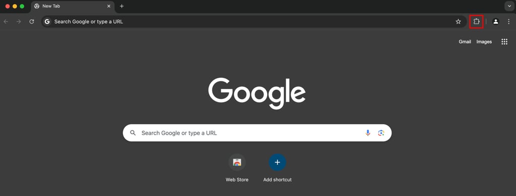 Googleのホームページ