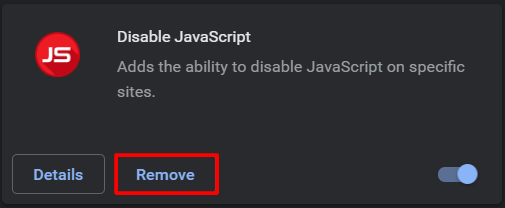 Google Chromeの拡張機能の無効化