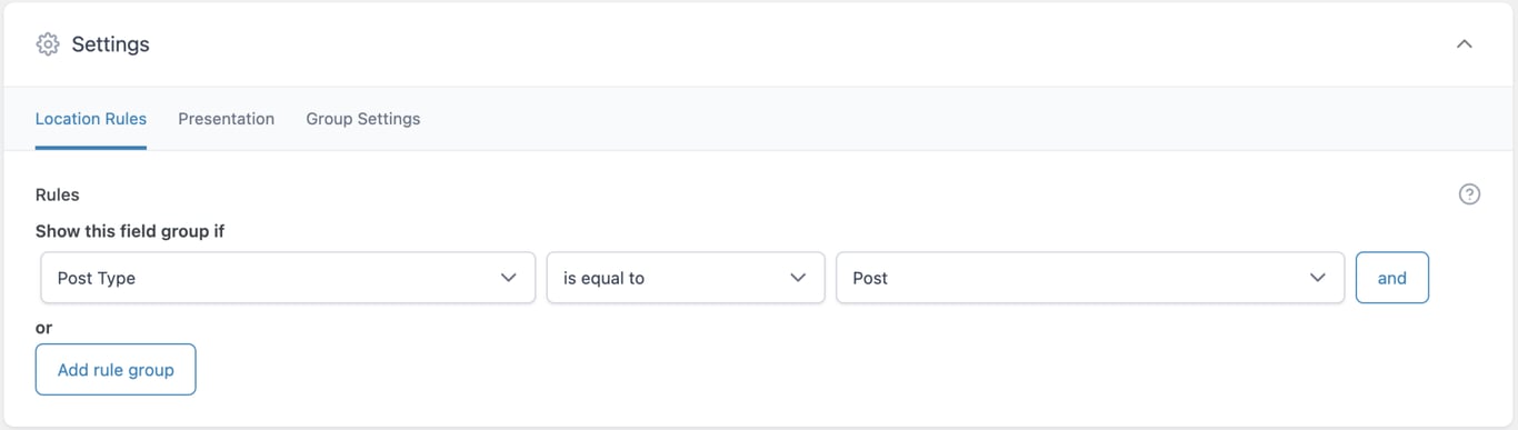 SCF プラグインの Location Rules 設定